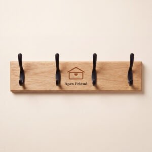 Wall Hook Rack, 4-Hook